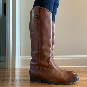 Gorgeous Frye Boots - Melissa Button Lug Riding Boot, Size 10